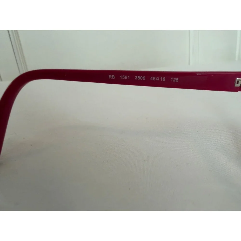 Ray-Ban RB1591 3806 Pink Clear Square Eyeglasses Frame Kids 46-16-125